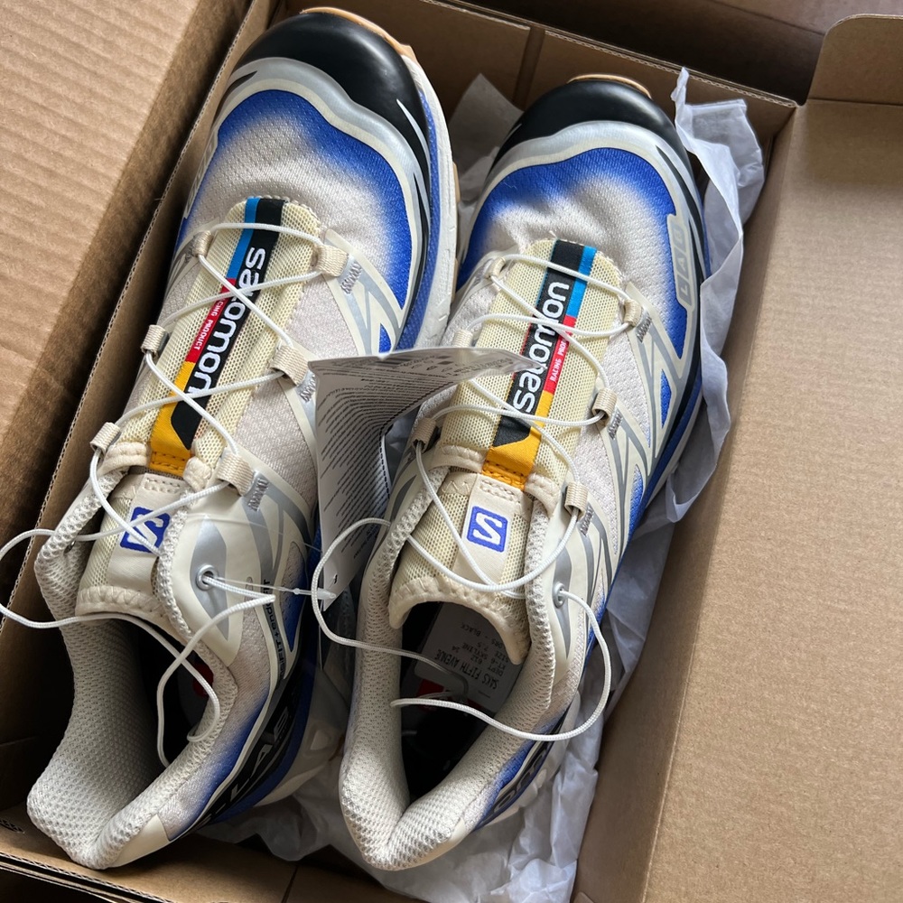 Salomon XT-6 Skyline Bleached Sand Dazzling Blue